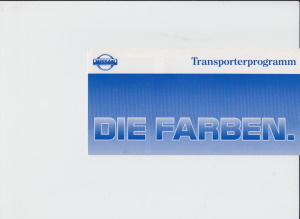 Nissan Transporter Farbkarte 1993 - 4205*