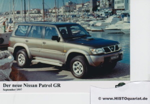 Nissan Patrol GR Pressefoto September 1997