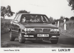 Lancia Thema 3.0 V6 Pressefoto 10 - 1992 - pf266