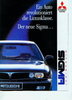 Schön: Mitsubishi Sigma Autoprospekt 1991 -4316*