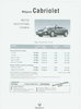 Renault Megane Cabrio Preisliste 1 - 2000 - 4497*