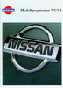Nissan Programm Prospekt 1993 4561*