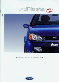 Ford Fiesta Prospekt August 1999 - 4582*