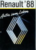 Renault Programm Auto-Prospekt 1988 - 4552*