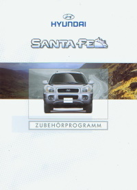 Hyundai Santa Fe Prospekt Zubehör 2000 -4589