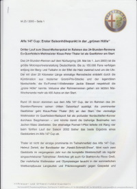 Alfa Romeo 147 Cup Presseinformation 2003 pf978