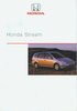 Honda Stream Verkaufsprospekt  2001