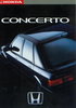 Honda Concerto Prospekt carbrochure 4720