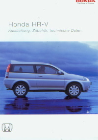 Honda HR-V Prospekt Zubehör 2002 4733