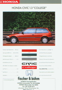 Honda Civic 1.3 College Prospekt 4737