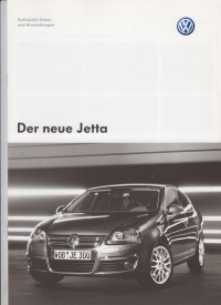 VW Jetta Technikprospekt November 2005