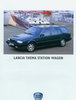 Lancia Thema SW Autoprospekt brochure 1990  - 4881