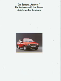 Lada Samara Hanseat Autoprospekt 1990 4902