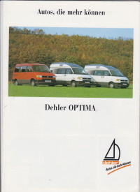 Dehler Optima - Autoprospekt 4937