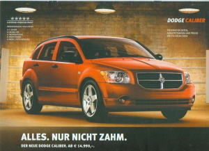 Dodge Caliber Preisliste 2006 -4960