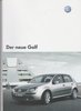 VW Golf Verkaufsprospekt 2003 Neuzustand -5050
