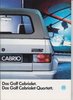 VW Golf Cabrio Quartett Prospekt 8 - 1991 5072
