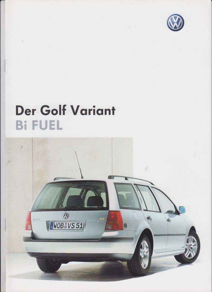 VW Golf Variant Bi Fuel Prospekt 2003