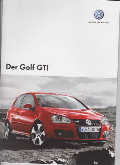 VW Golf GTI Autoprospekt Mai  2005 -5100