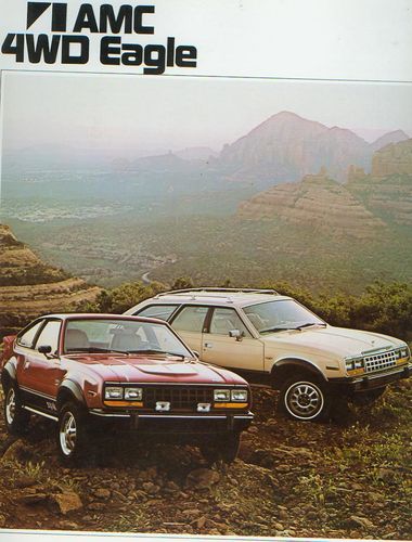 AMC 4 WD Eagle Autoprospekt Rarität 5033