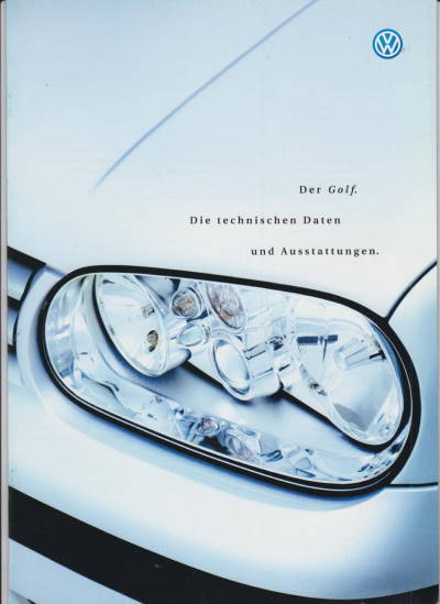 VW Golf Technikprospekt April 2000 -5114