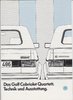 VW Golf Cabrio Quartett Technik Prospekt 1987 -5177