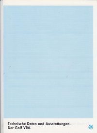 VW Golf VR6 Technik Januar 1994 -5170