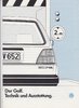 VW Golf - Technikprospekt 1 - 1987 5195