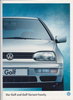 VW Golf Family Autoprospekt Dezember 1996