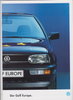 VW Golf Europe Autoprospekt Januar 1994 -5288
