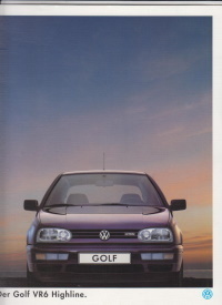 VW Golf VR6 Highline Prospekt Januar 1994 5307