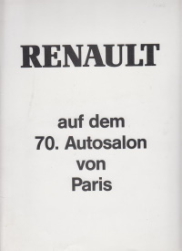 Renault PKW Programm Pressemappe 1984 - 5363