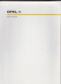 Opel Klimaanlagen Pressemappe 1998