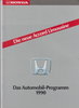 Honda PKW  Programm Prospekt 1990 inkl NSX