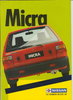 Nissan Micra Prospekt 1987 - Rarität -5725
