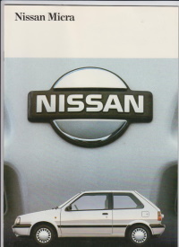 Nissan Micra Werbeprospekt November 1990 -5726