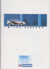 Nissan Micra Prospekt zum Zubehör 5733