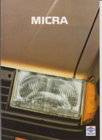 Nissan Micra Prospekt aus 1984 Rarität -5697