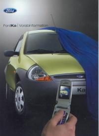Ford Ka Prospekt Vorabinformation 2005 -5786