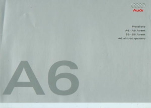 Audi A6 S6 Preisliste April 2006 -5804
