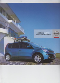 Nissan Note Prospekt Zubehör Dezember 2005 -5791