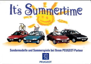 Peugeot 106 306 405 Prospekt 1994 -5866