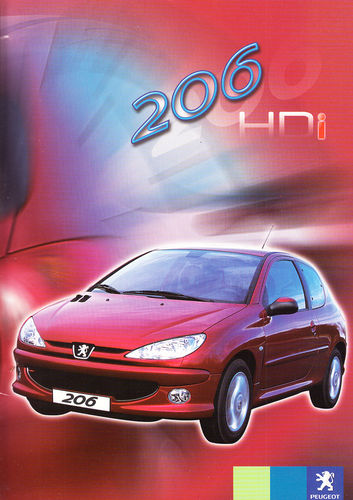 Peugeot 206 HDI Pressemappe 2004 -5908