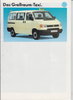 VW Caravelle Großraum-Taxi Prospekt 1993 -5922