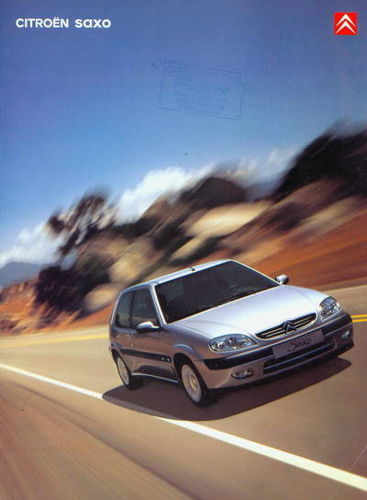 Citroen Saxo Werbeprospekt September 1999 -5947