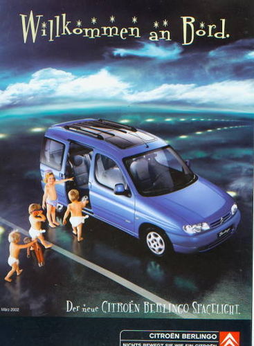 Citroen Berlingo Spacelight Prospekt März 2002  -5987