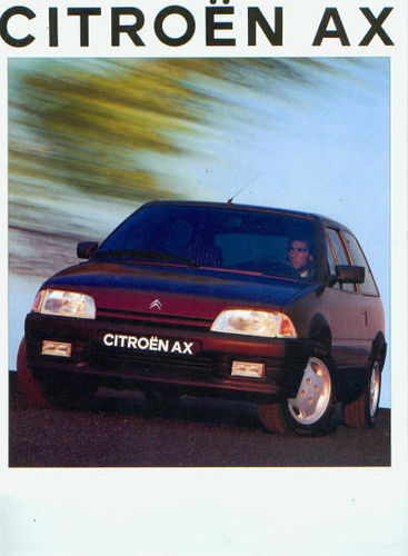 Citroen AX Prospekt August 1992 -5974