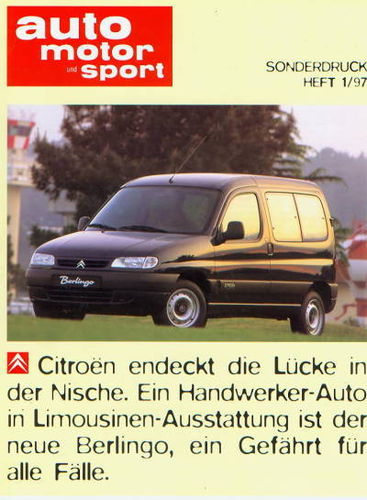 Citroen Berlingo Testbericht 1 - 1997 -5980