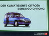 Citroen Berlingo Chrono Prospekt  + Preise 2001