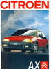 Citroen AX Prospekt Broschüre April 1989  -6060